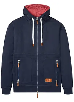 Munkjacka med luva, loose fit, bonprix