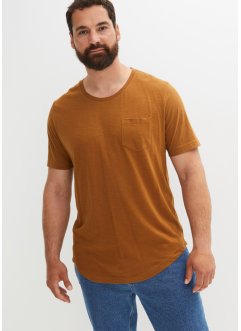T-shirt i ekologisk bomull med bröstficka (2-pack), RAINBOW