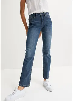 Stretchjeans med medelhög midja, raka ben, bonprix