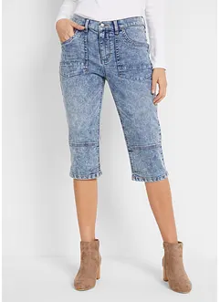 Stretchiga caprijeans, bonprix