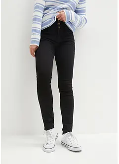 Skinny Jeans High Waist, formande termojeans, bonprix