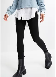 Fleecefodrade leggings 140 den, bonprix