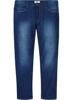 Stretchjeans med bekvämt snitt, normal passform, raka ben, bonprix