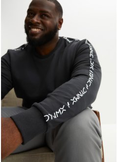 Sweatshirt med sportiga detaljer, bpc bonprix collection
