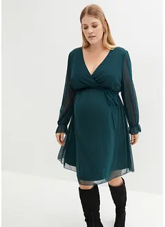 Mamma-/amningsklänning med dekorativt knytband, bonprix