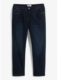 Stretchiga termojeans med bekvämt snitt, Loose Fit, Straight, bonprix