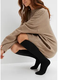 Termoknästrumpor med fleecefoder (120 den) (3-pack), bonprix