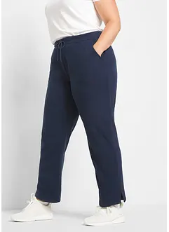 Fleecebyxa i dra på-modell med bekväm midja, bonprix