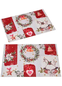 Bordstablett med julmotiv (2-pack), bonprix