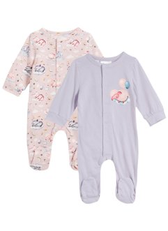 Pyjamas i ekologisk bomull för bebisar (2-pack), bpc bonprix collection