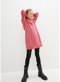 Jerseyklänning med volanger för barn, bpc bonprix collection