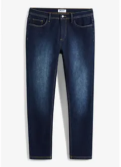 Stretchiga, fodrade jeans, normal passform, raka ben, bonprix