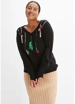 Finstickad tröja, bonprix