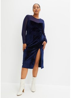 Klänning med meshinfällning, BODYFLIRT boutique