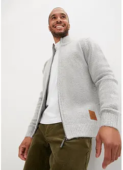 Cardigan med ståkrage, bonprix