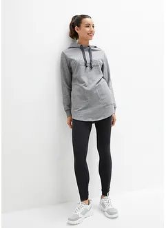 Träningsoverall med lång oversizesweatshirt och leggings (2 delar), bonprix