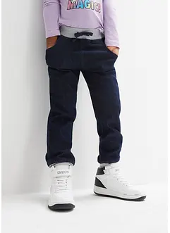 Termobyxa med jerseyfoder och medelhög midja, bonprix