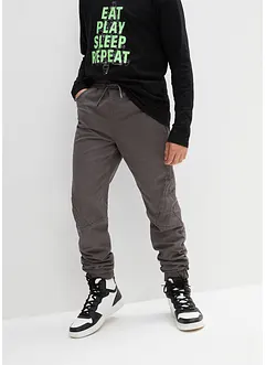 Dra på-jeans med jerseyfoder, Regular Fit, bonprix