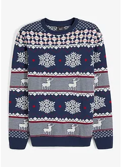 Mönstrad tröja i hållbart material, bonprix