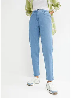 Stretchiga jeans mom med hög midja, bonprix