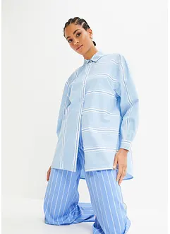 Skjortblus av ren bomull, bonprix