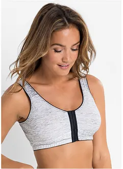 Framknäppt BH utan bygel med ekologisk bomull (2-pack), bonprix