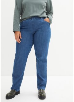 Straight Jeans, Mid Waist, långa ben, (2-pack), bpc bonprix collection