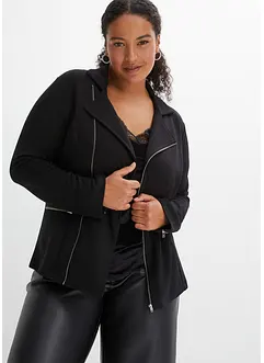 MC-trikåjacka i viskosmix, bonprix