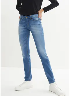 Stretchiga skinny-jeans med medelhög midja, bonprix