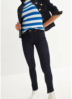 Stretchiga skinny-jeans med medelhög midja, bonprix