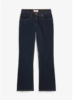 Stretchjeans i bootcutmodell med hög midja, bonprix