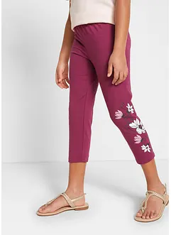 Caprileggings med ekologisk bomull för barn (2-pack), bonprix