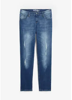 Stretchiga boyfriendjeans med medelhög midja, bonprix