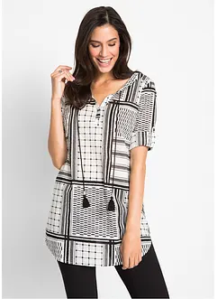 Lång tunika i ren bomull, bonprix