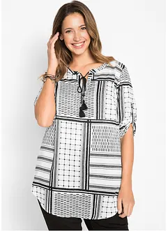 Lång tunika i ren bomull, bonprix