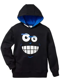 Sweatshirt med huva i ren bomull för barn, bonprix