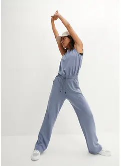 Extra mjuk, snabbtorkande sportjumpsuit i neopren med vida ben, bonprix