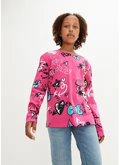 Boxy topp i ekologisk bomull (2-pack), bonprix