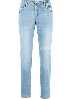 Stretchjeans med raka ben och medelhög midja, bonprix