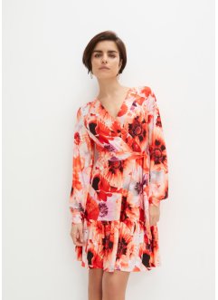 Jerseyklänning med volang, BODYFLIRT boutique