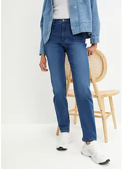 Stretchiga mom jeans med hög midja, bonprix