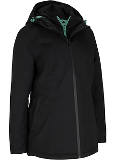 Vattentät funktionsjacka med 2-i-1-look, bonprix
