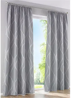 Gardinlängd i jacquard (1-pack), bonprix