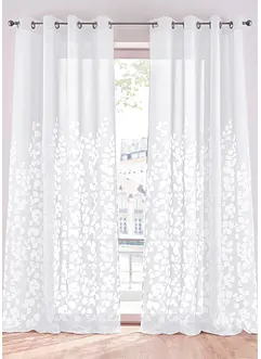 Gardin med burnout-blad (1-pack), bonprix