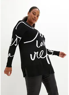 Tröja med text, bonprix