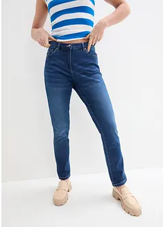 Stretchiga boyfriendjeans med medelhög midja, bonprix