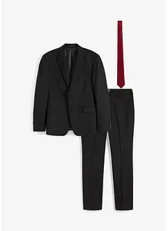 Kostym med slips (3 delar) Regular Fit, bonprix