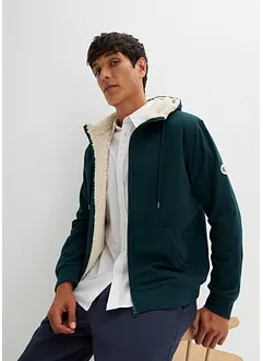 Munkjacka med värmande teddyfleecefoder, bonprix