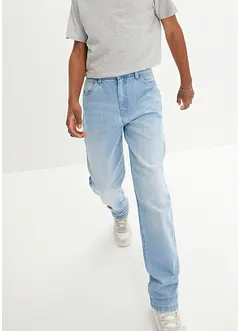 Loose Fit Stretch Jeans med justerbar midja för barn, Straight, bonprix