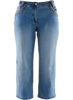 Slim Fit Capri Jeans Mid Waist, bonprix